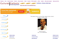 Desktop Screenshot of culturalcatholic.com